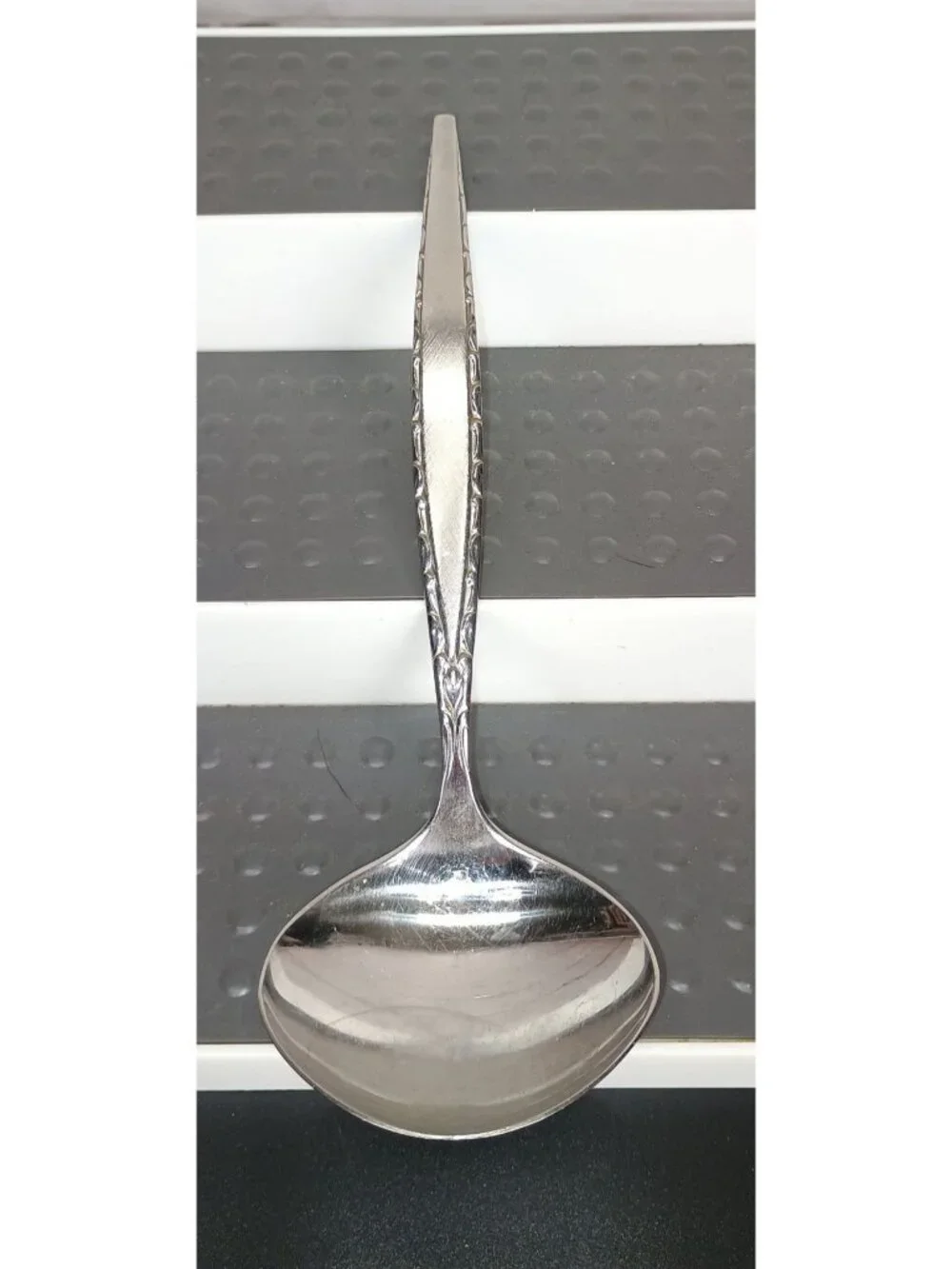Vintage Oneida Community Venetia Silver Stainless Steel Decorative Serving Gravy